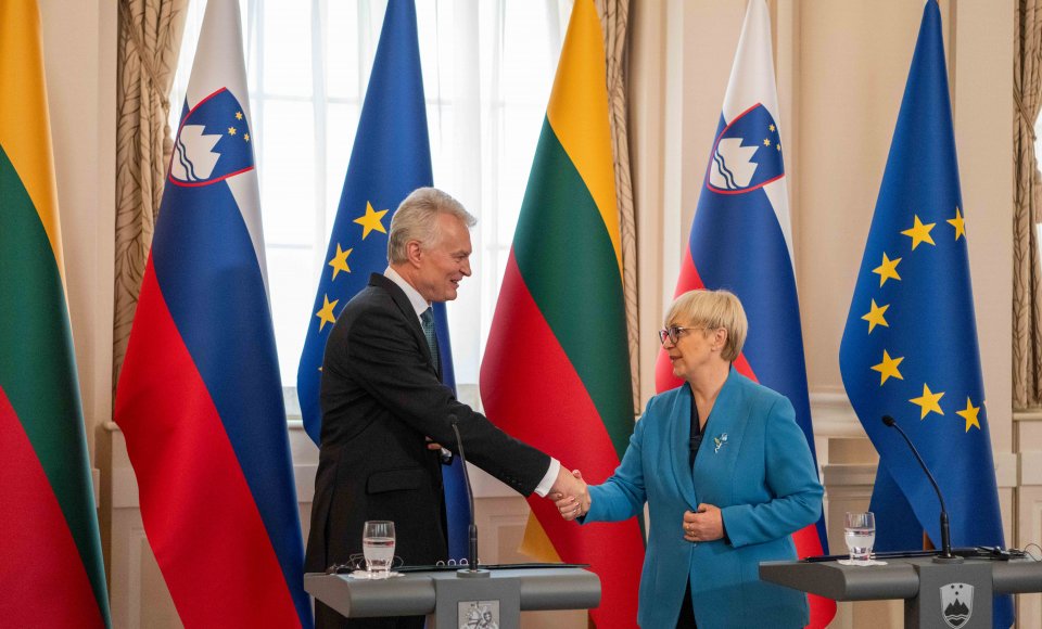Lietuvos Respublikos Prezidentas G. Nausėda su darbo vizitu lankėsi Slovėnijoje